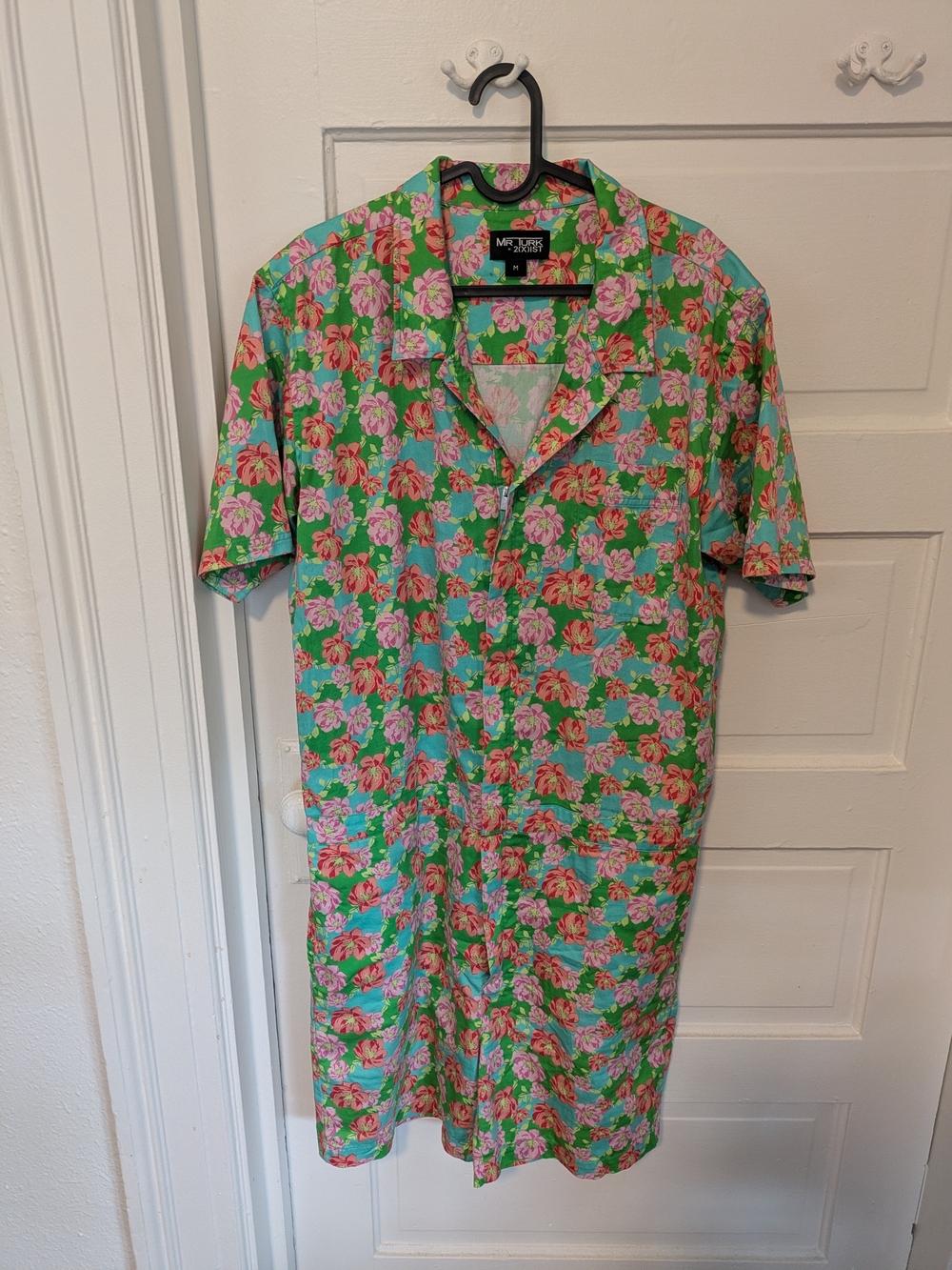 Tropical Green Floral Party Suit